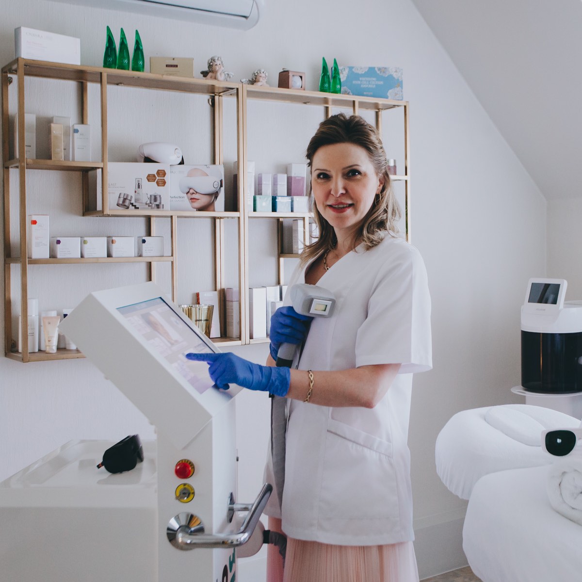 laserontharing_apparaat_vrouw